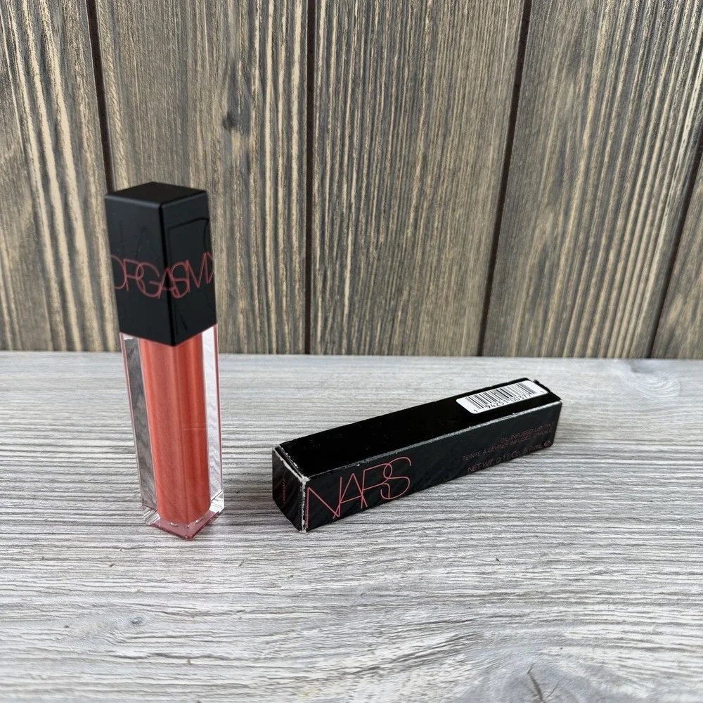 Nars Oil-Infused Lip Tint ORGASM X - Size 0.17 Oz. / 5.7mL - Picture 1 of 13